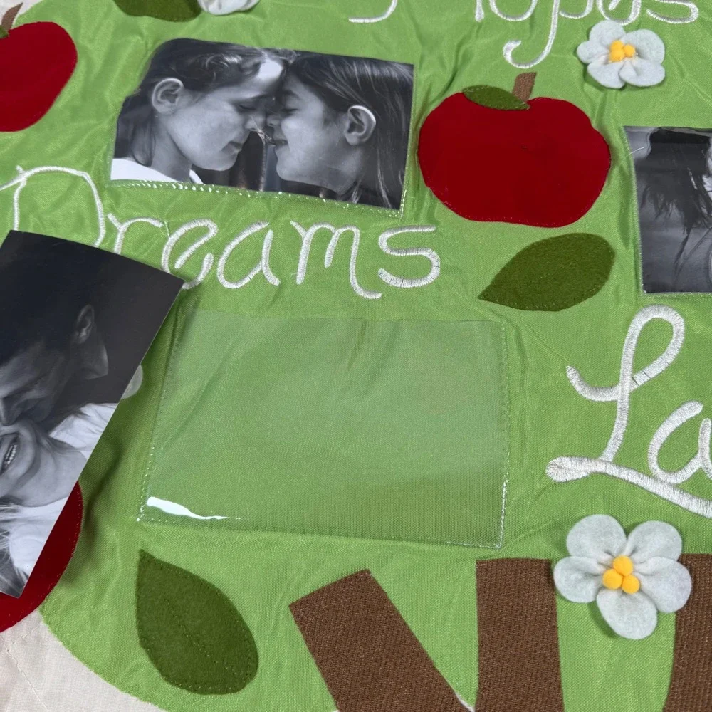 NWT Cracker Barrel Generations‎ Photo Sleeve Quilted Throw Blanket Family Tree